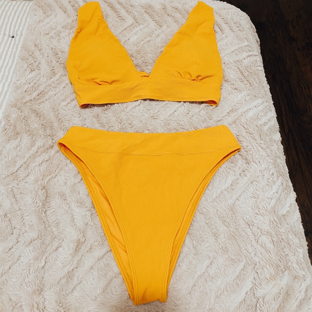 Abercrombie high waisted bathing suit